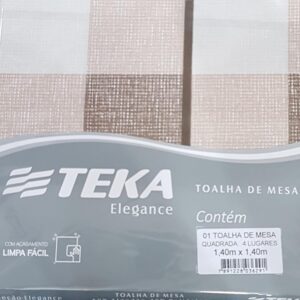 Toalha de Mesa Teka Elegance – 140x140cm
